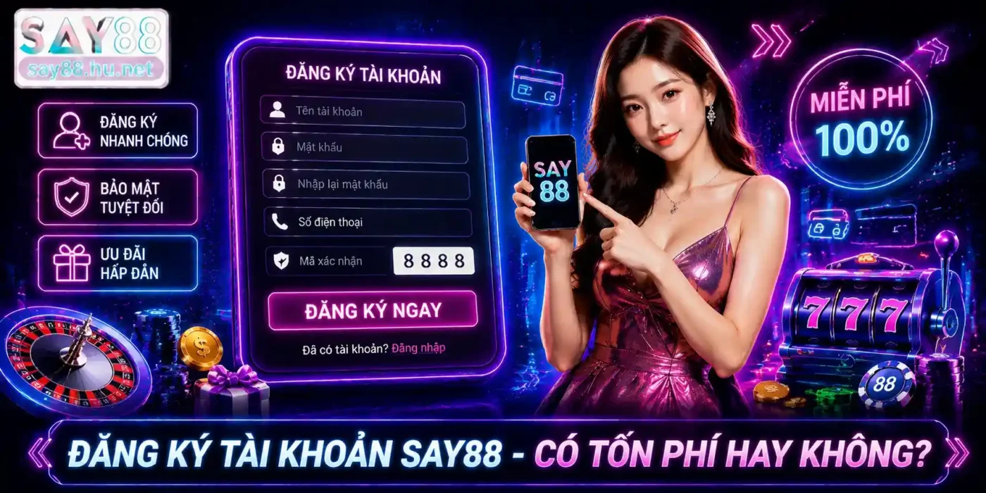 Đăng ký SAY88 có tốn phí không? 