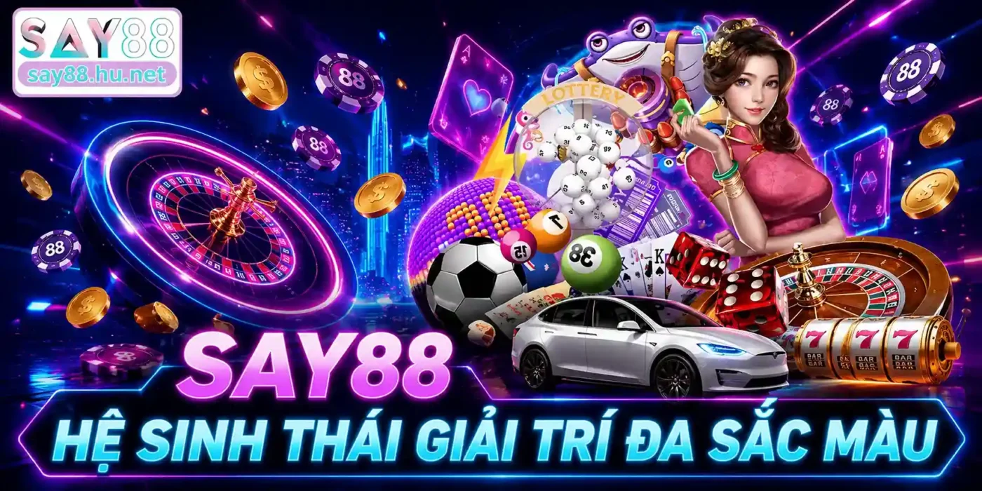 Hệ sinh thái giải trí đa sắc màu tại Say88